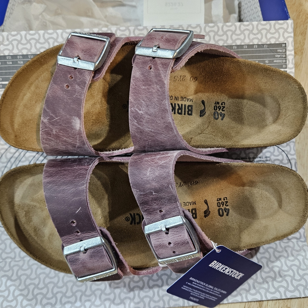 Birkenstock Lavender Arizona Sandals